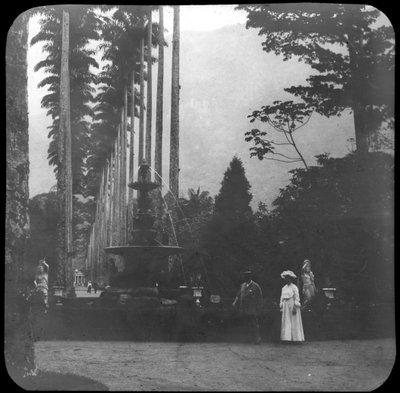 Fonte das Musas, Jardim Botânico do Rio de Janeiro, Brasil, final do século XIX ou início do século XX de Unbekannt