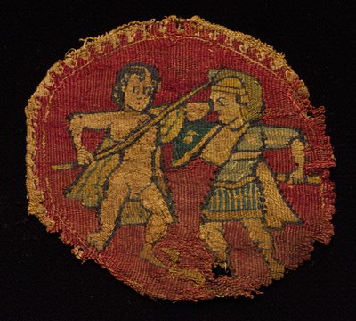 Quatro Segmenta de uma túnica, 650 - 750. de Unbekannt