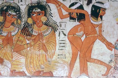 Fragmento de pintura de parede do túmulo de Nebamun, Tebas, Egito, 18ª Dinastia, c1350 aC de Unbekannt