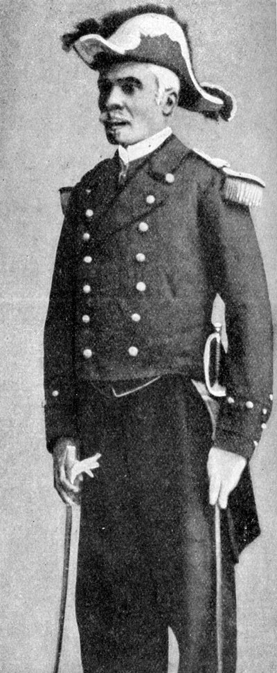 François C. Antoine Simon, presidente do Haiti, vestido de almirante, 1922 de Unbekannt