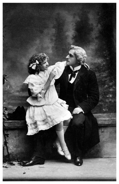 Fred D Daviss e Flossie Hale Daviss, atores, c1890-1919 de Unbekannt