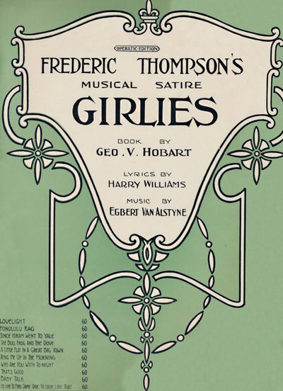 Girlies da sátira musical de Frederic Thompsons, 1911. de Unbekannt
