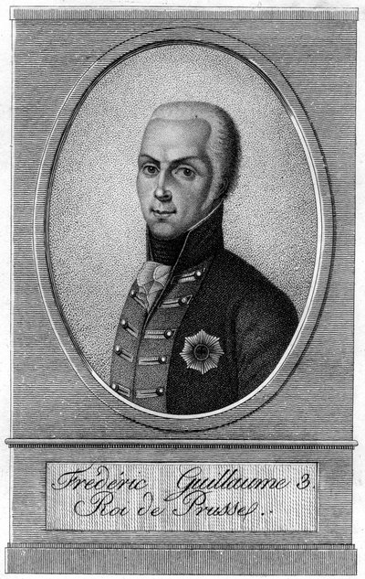 Frederico Guilherme III, rei da Prússia, século XIX de Unbekannt