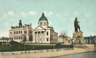 Biblioteca grátis Free S Church & Wallace Statue - Aberdeen, 1900s. de Unbekannt