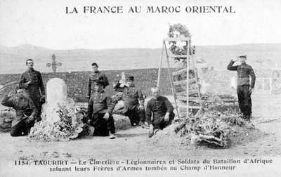 Cemitério da Legião Estrangeira Francesa, Taourirt, Argélia, século XX de Unbekannt