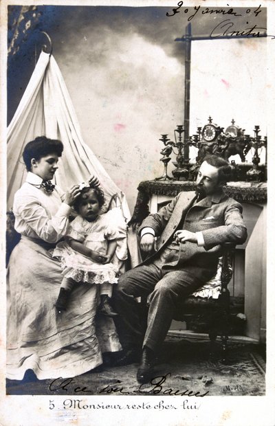 Cartão postal francês, c1900 de Unbekannt
