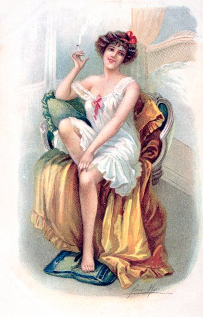 Cartão postal francês, c1900 de Unbekannt
