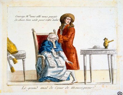 Revolução Francesa 1789: anti-clericalismo de Unbekannt