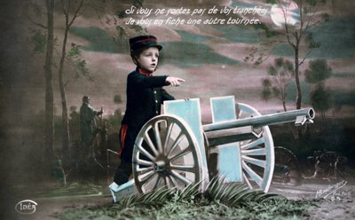 Cartão postal francês da Primeira Guerra Mundial, 1914-1918 de Unbekannt