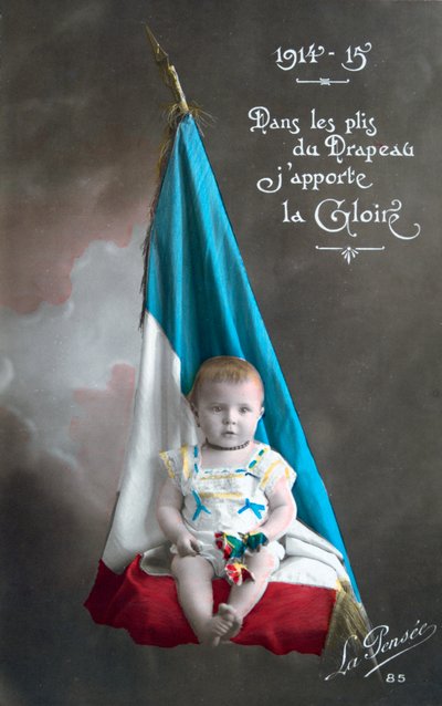 Cartão postal francês da Primeira Guerra Mundial, 1914-1918 de Unbekannt