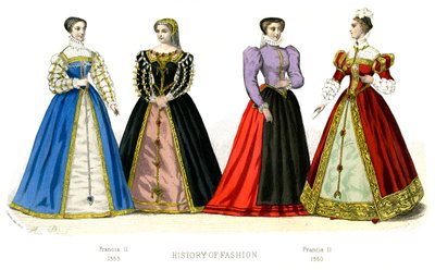 Traje francês: Francisco II, 1882 de Unbekannt