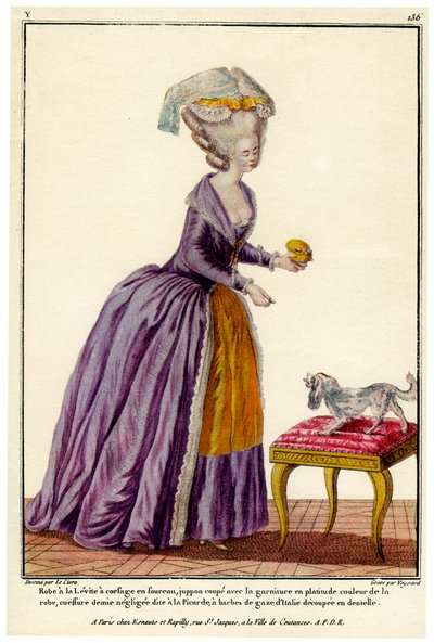 Moda francesa durante o reinado de Luís XVI, 1938 de Unbekannt