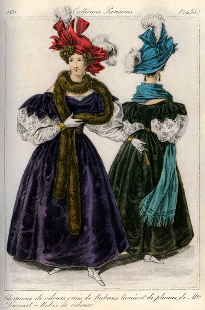Modas francesas do século XIX, 1831 1938 de Unbekannt