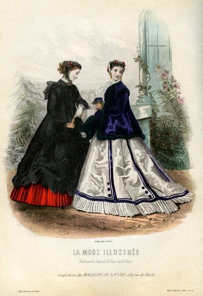 Modas francesas do século XIX, 1866 1938 de Unbekannt