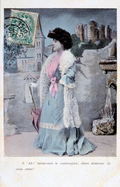 Cartão postal francês, c1900 de Unbekannt