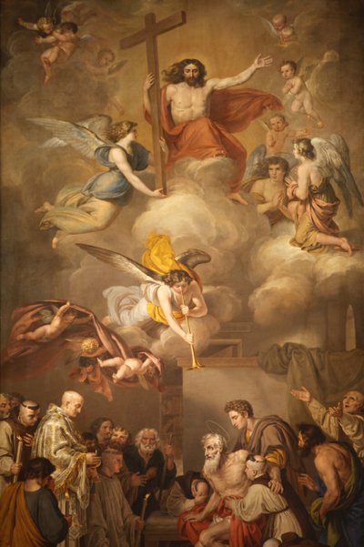 Fresco na igreja de San Jerónimo em Madrid, Espanha de Unbekannt