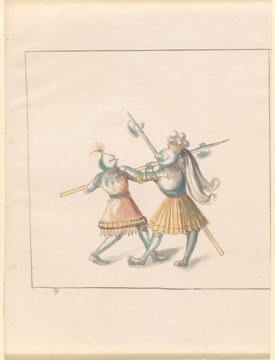 Freydal, O Livro das Justas e Torneio do Imperador Maximiliano I: Combates...Placa 143, c1515. de Unbekannt