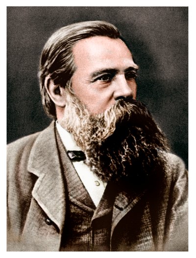 Friedrich Engels, socialista alemão, colaborador e defensor de Karl Marx, 1879 de Unbekannt