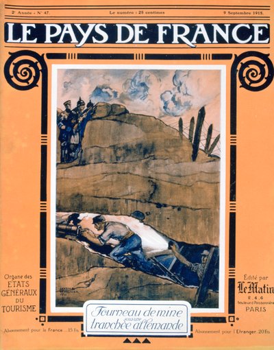 Capa do Pays de France, 9 de setembro de 1915 de Unbekannt