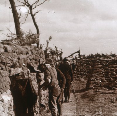Linha da frente, Diksmuide, Bélgica, c1914-c1918 de Unbekannt