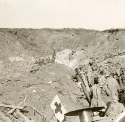 Linha da frente, Sailly-Saillisel, norte da França, c1914-c1918 de Unbekannt