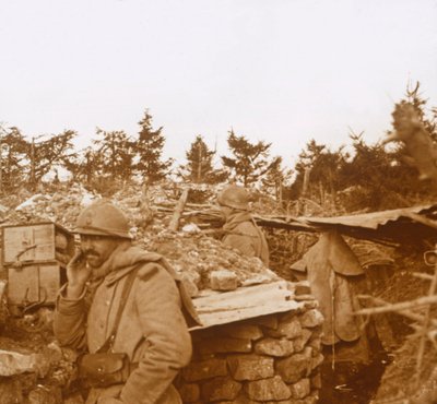 Linha da frente, Verdun, norte da França, 1916 de Unbekannt