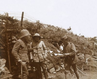Linha da frente em direção a Monastir, Sérvia, c1916 de Unbekannt