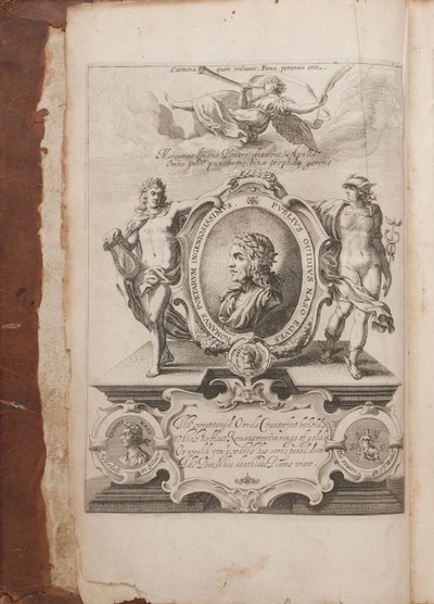 Frontispício com retrato de Ovídio, Metamorfoses, Oxford, 1632 de Unbekannt