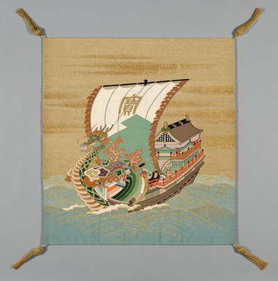 Capa de presente Fukusa, Japão, final do período Edo 1789-1868 Período Meiji 1868-1912, século XIX. de Unbekannt