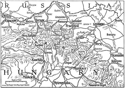 Galiza e os passes dos Cárpatos, 1915 de Unbekannt