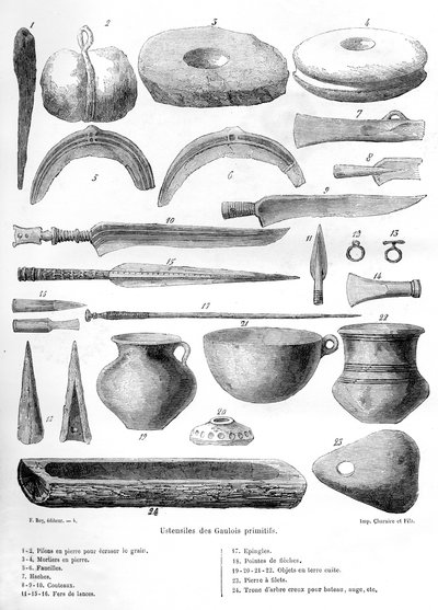 Utensílios gauleses, 1882-1884 de Unbekannt