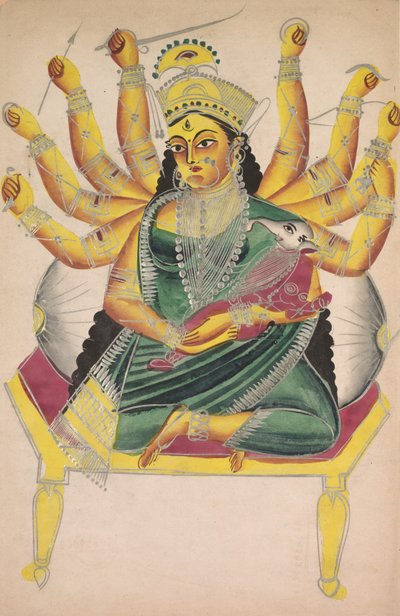 Ganesha-Janani Mãe de Ganesh, 1800s. de Unbekannt