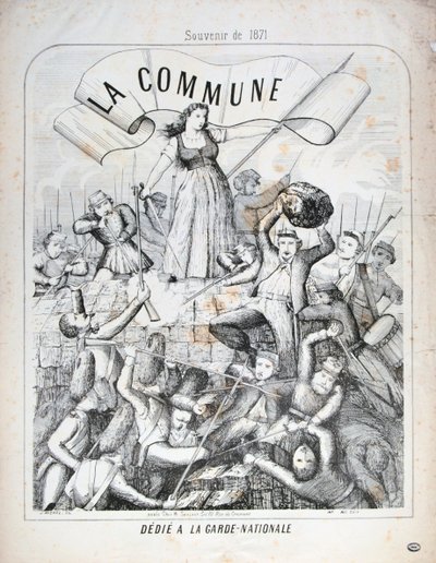 Guarda Nacional, Comuna de Paris, 1871. de Unbekannt