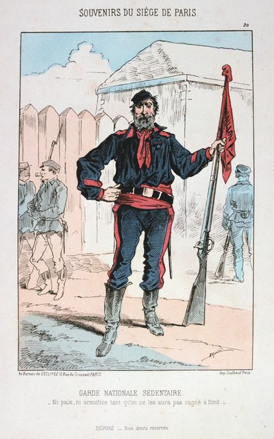 Guarda Nacional Sedentária, Cerco a Paris, 1870-1871 de Unbekannt