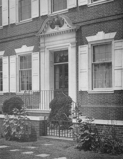 Entrada do jardim para a casa de Miss Anne Morgan, Nova York, 1924 de Unbekannt