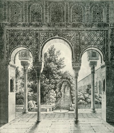 Jardim da Generalife, século XIX, 1907. de Unbekannt