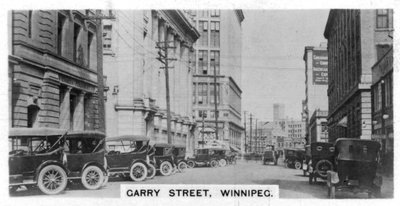 Garry Street, Winnipeg, Manitoba, Canadá, c1920s de Unbekannt