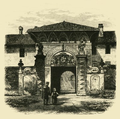 Portal da Certosa, Pavia, 1890. de Unbekannt