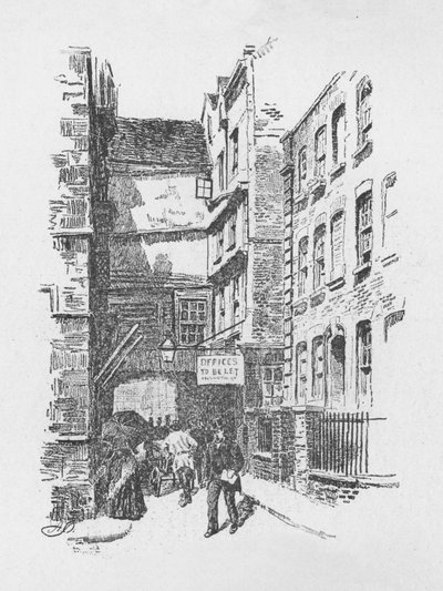 Porta de entrada para Great St. Helens e Esmolas, 1890 de Unbekannt