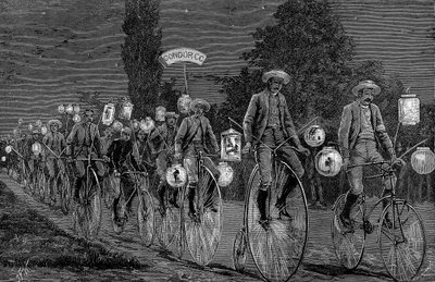 Reunião dos clubes de ciclismo do Reino Unido em Castle Inn, Woodford, Essex, em 1 de junho de 1889 de Unbekannt