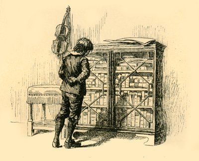Olhando para as capas através das portas de treliça do armário, 1907. de Unbekannt