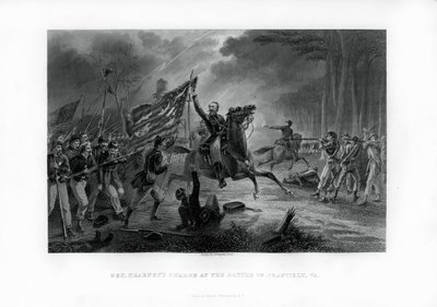 General Kearnys Charge, A Batalha de Chantilly, Virgínia, 1º de setembro de 1862, 1862-1867 de Unbekannt