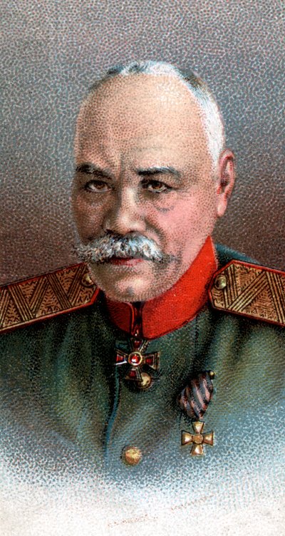 General Mikhail Vasilevich Alexeiev 1857-1918, soldado russo, 1917 de Unbekannt