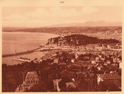 Vista geral de Nice, 1930. de Unbekannt