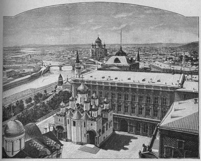 Vista geral da cidade de Moscou, 1902 de Unbekannt