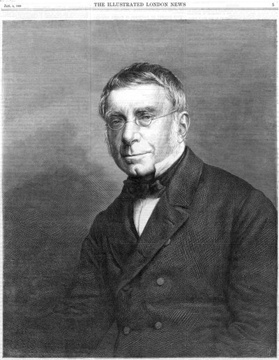 George Biddell Airy, astrônomo e geofísico inglês, 1868 de Unbekannt