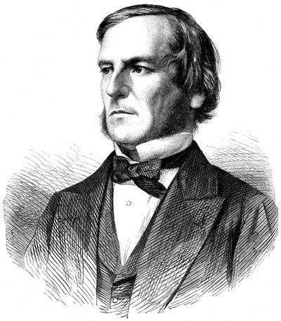 George Boole, matemático inglês e lógico, 1865 de Unbekannt