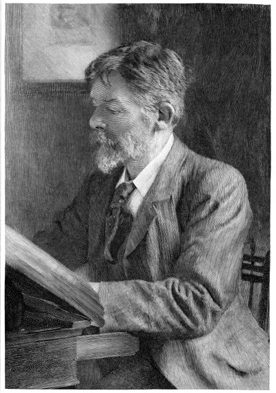 George Du Maurier, escritor e artista britânico, c1890 de Unbekannt