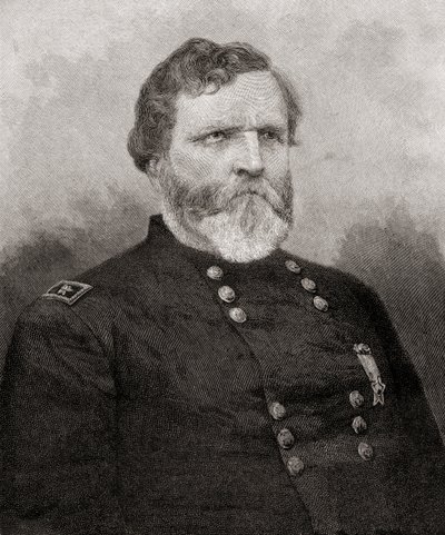 George Henry Thomas, da revista The Century Magazine, publicada em 1887 (gravura) de Unbekannt