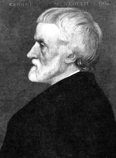 George Meredith 1828-1909, romancista e poeta inglês, início do século XX de Unbekannt